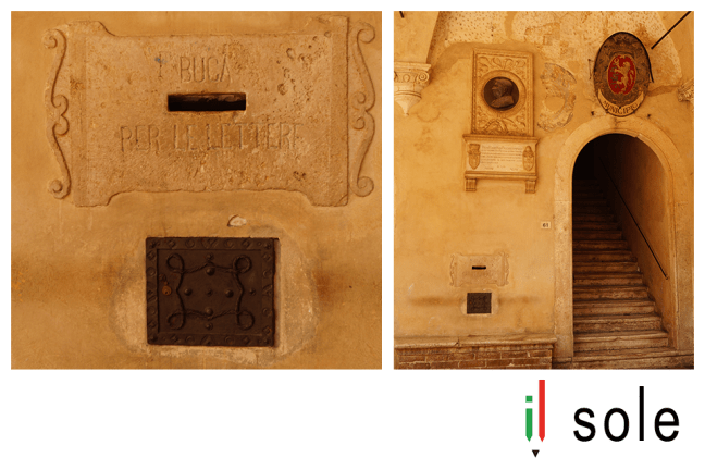 ramka buca per lettere